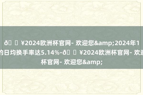 ??2024歐洲杯官網- 歡迎您&2024年10月-12月的日均換手率達5.14%-??2024歐洲杯官網- 歡迎您&